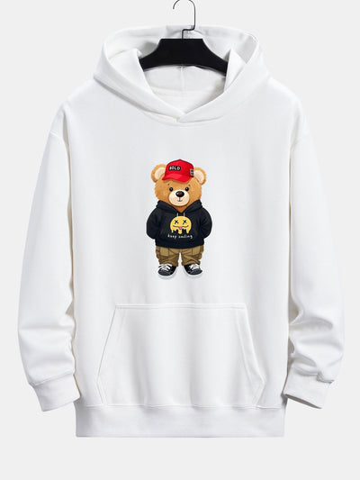 Kelvin | Hip Hop Bear Print Relax Fit Hoodie