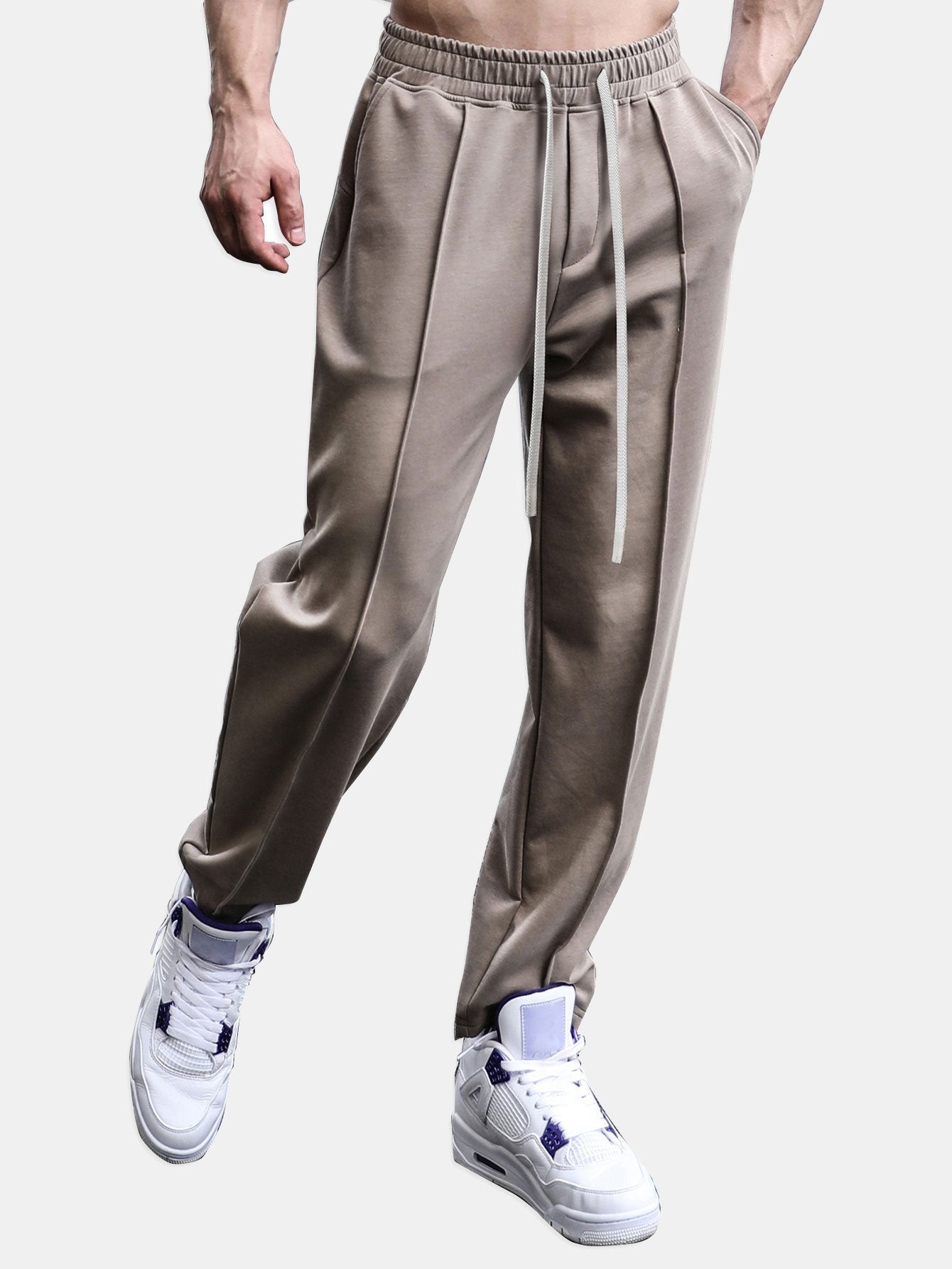 Balthasar® | Tapered Jogger Pants With Pintuck