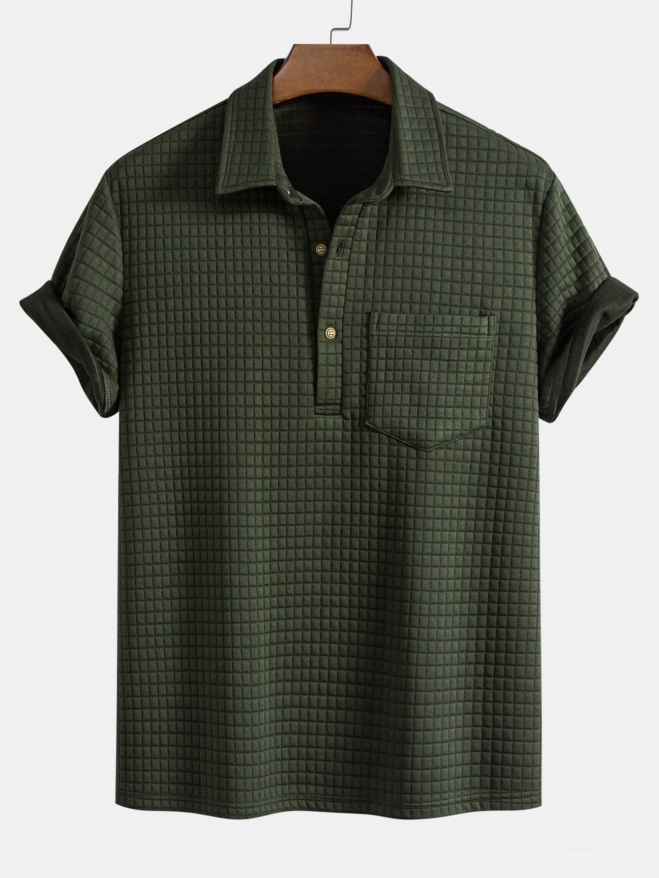 Conrado® | Waffle Polo With Pockets