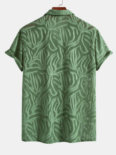 Amaury® | Jacquard Texture Cuban Shirt