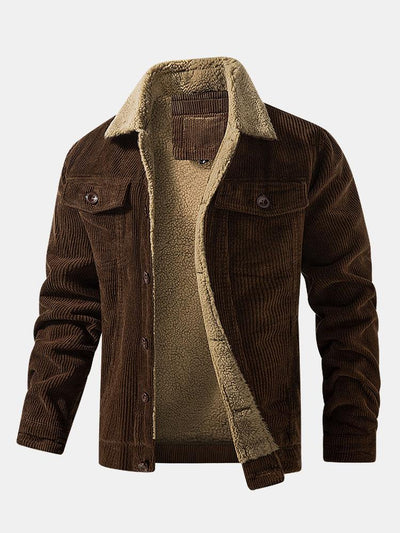 Jasper | Teddy Lined Cotton Corduroy Jacket