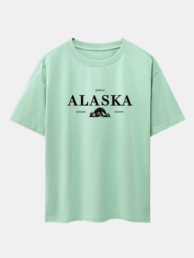 Thiago® | Slogan Print Drop Shoulder Oversize T-Shirt