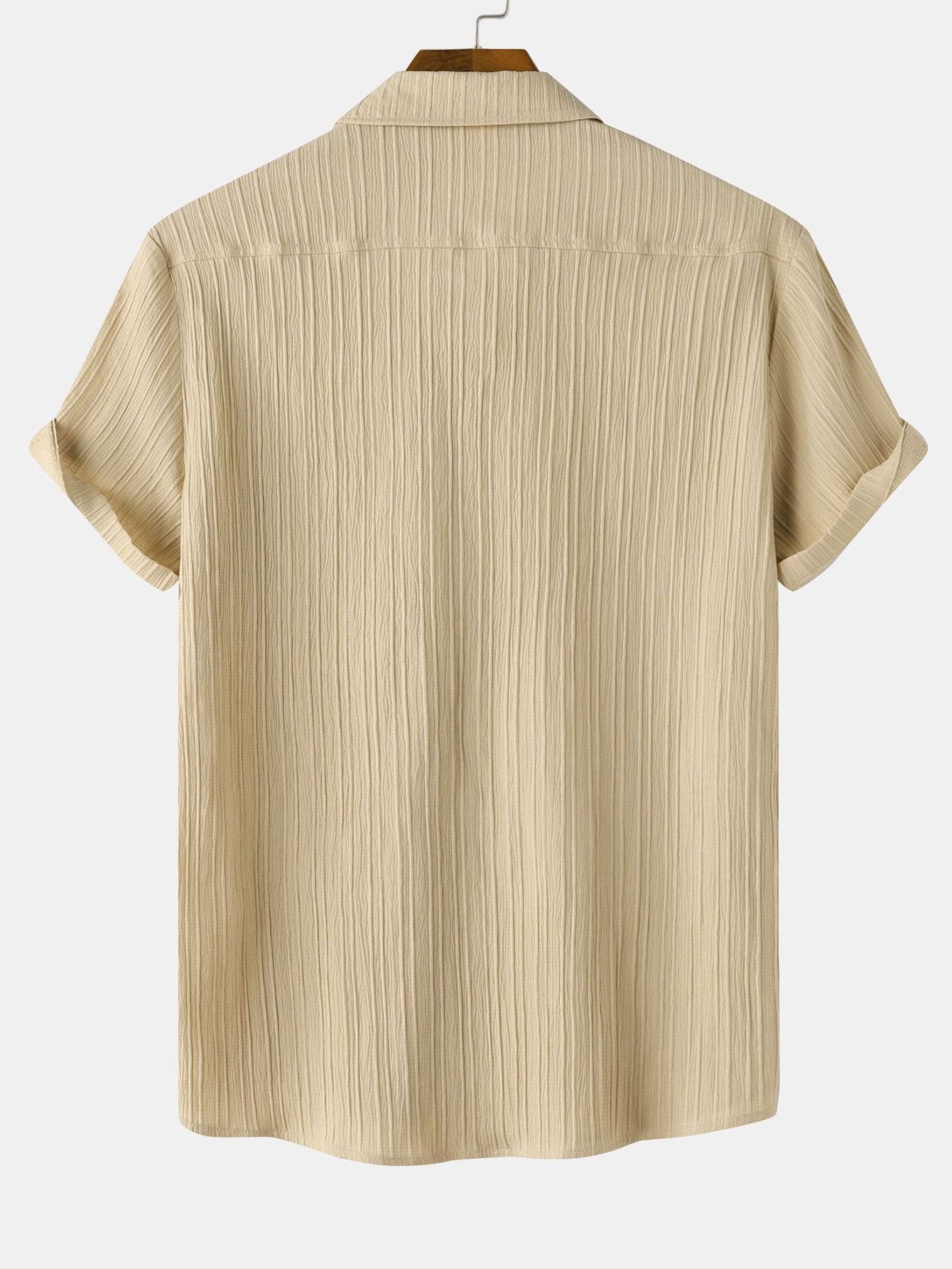 Yerai® | Textured Button Up Shirt