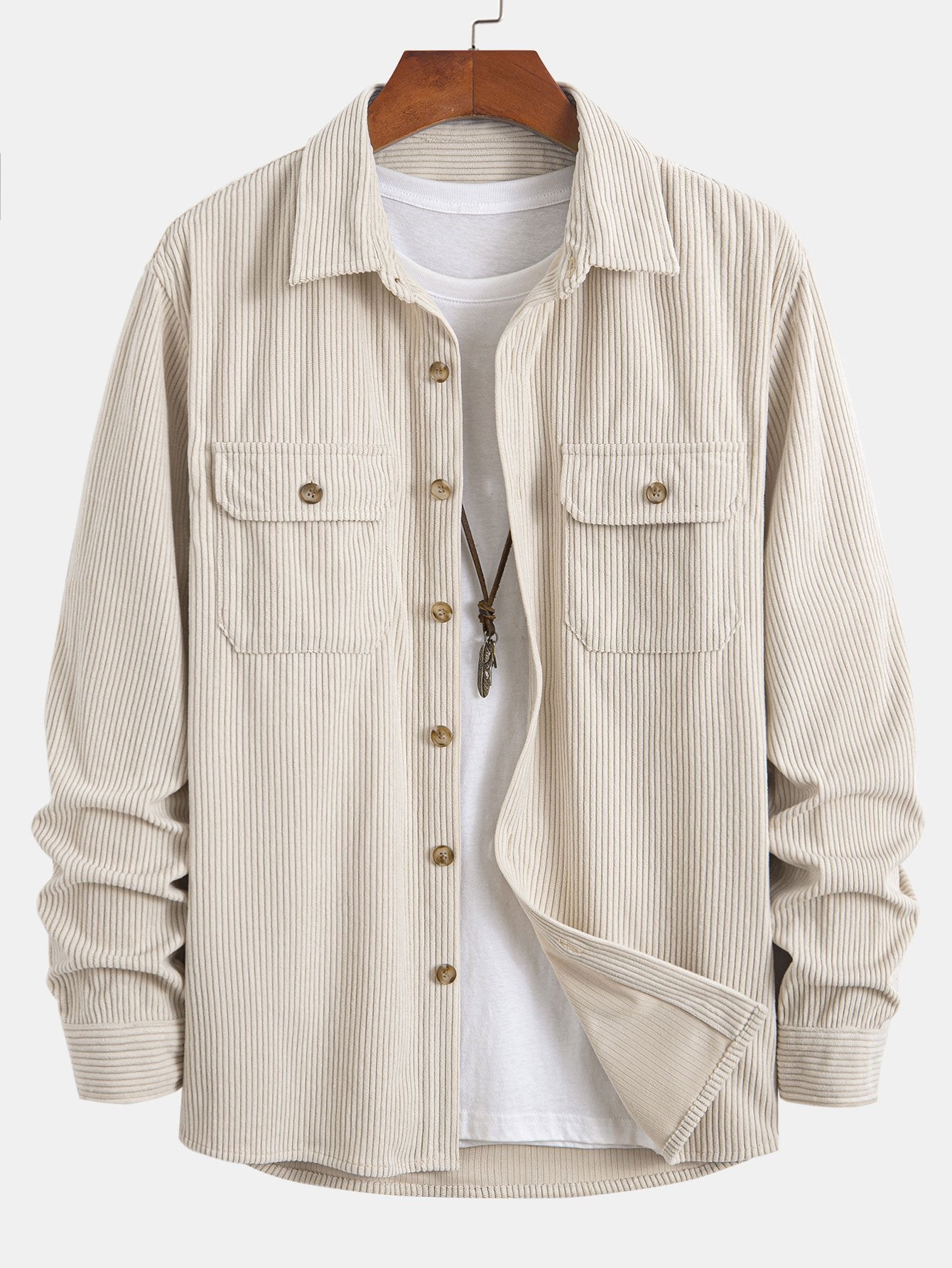 Albie® | Double Pocket Corduroy Shirt