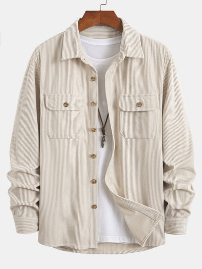 Albie® | Double Pocket Corduroy Shirt