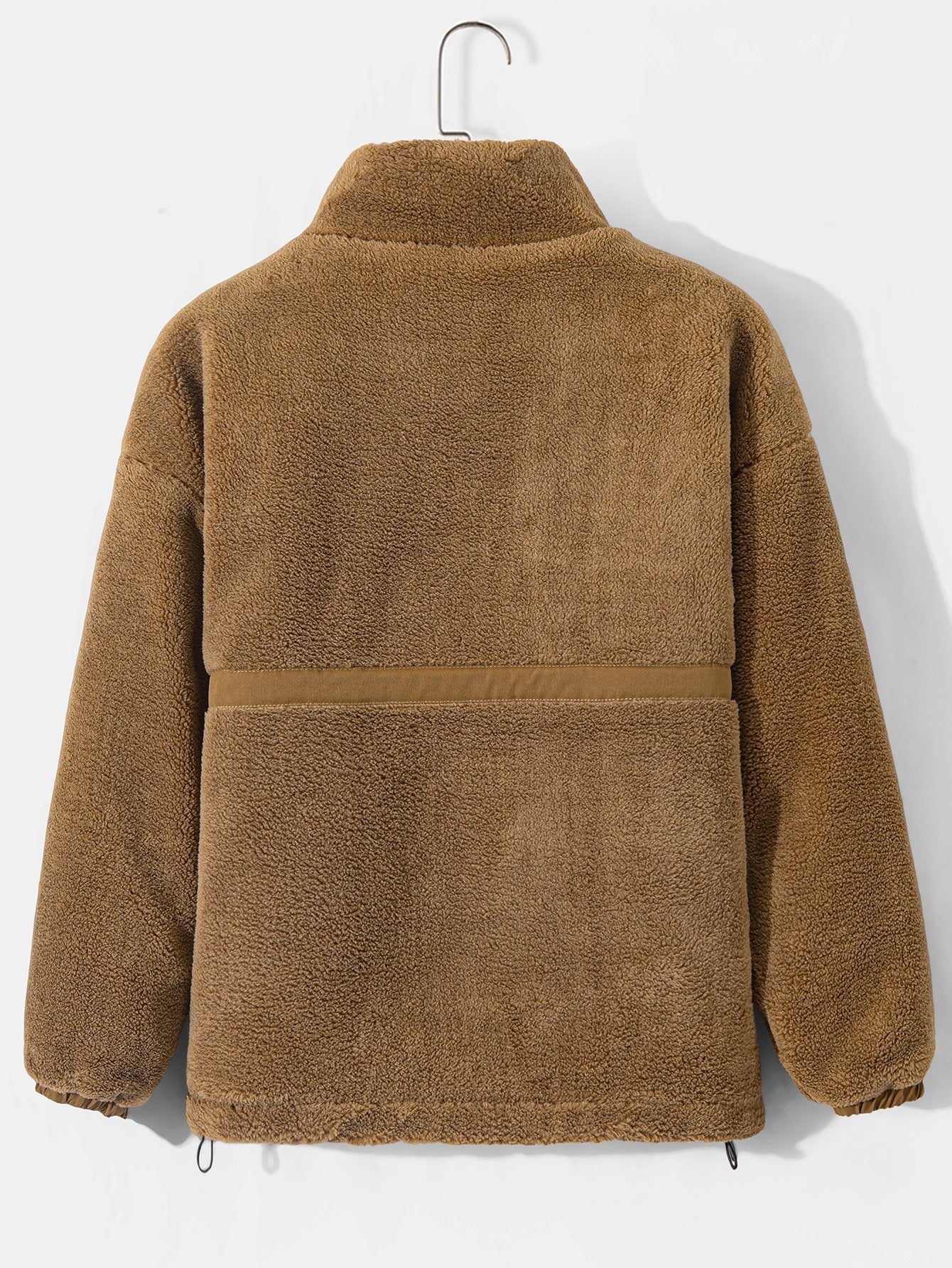 Marcelo | Quilted Lined Teddy Fleece Zip Up Coat