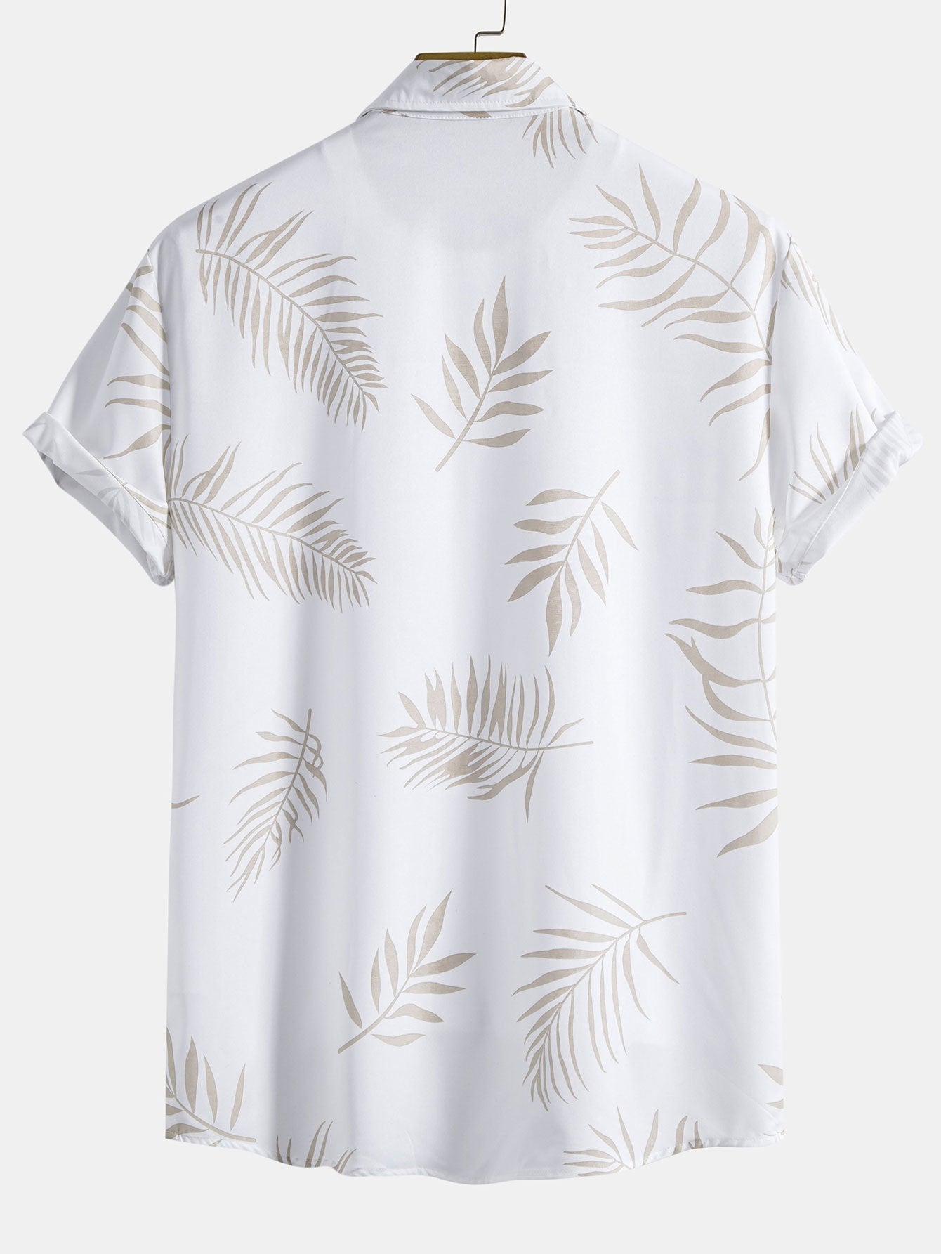 Armante® | Leaf Print Button Up Shirt