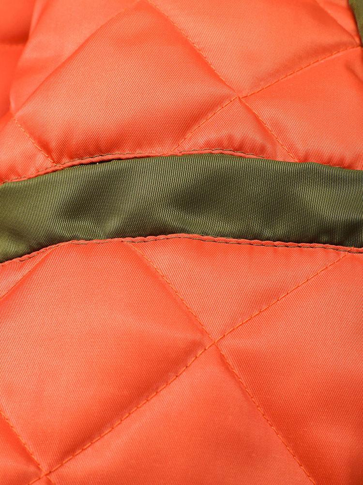 Ronan | Quilted Lined Bomber Jacket With Faux Fur Collar