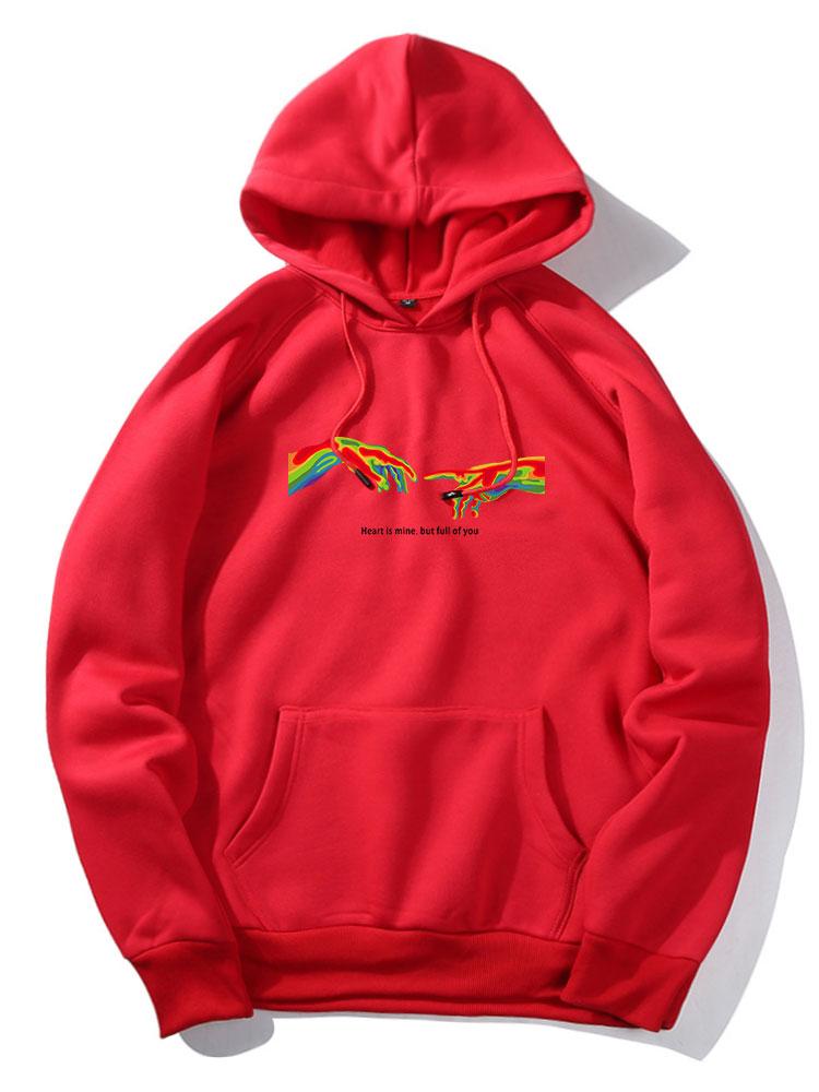 Jayce | Infrared Hand Print Hoodie