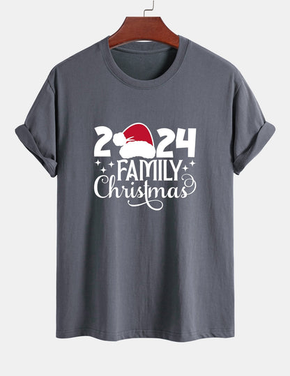Adolfo® | Family Christmas 2024 Print Cotton T-Shirt