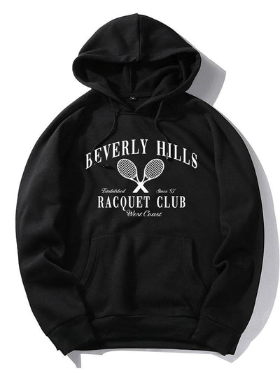 Omar | Billiver Hills Tennis Print Hoodie