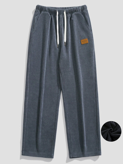 Gabino® | Polar Fleece Lined Straight Leg Corduroy Pants
