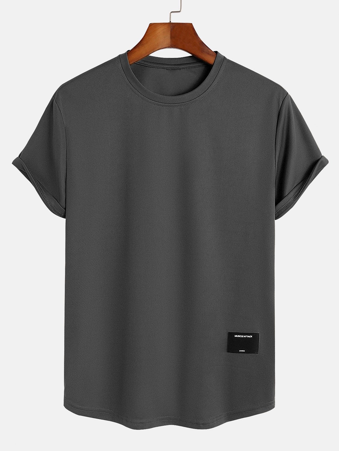 Edgar® | Muscle Fit Arc Hem Mesh T-Shirt