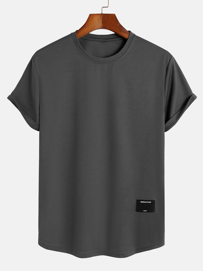Edgar® | Muscle Fit Arc Hem Mesh T-Shirt