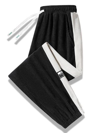 Ernesto® | Side Stripe Corduroy Jogging Pants