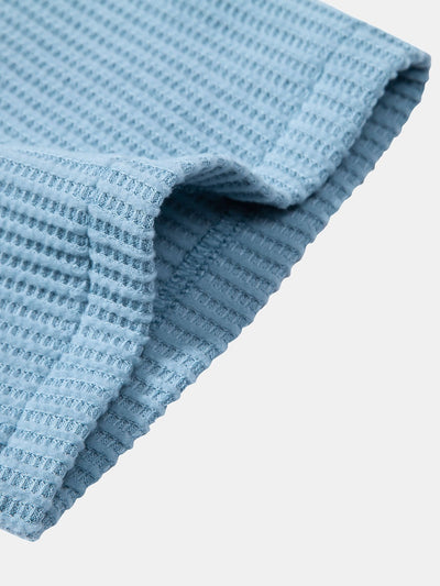 Teodoro® | Waffle Stand Collar Shirt