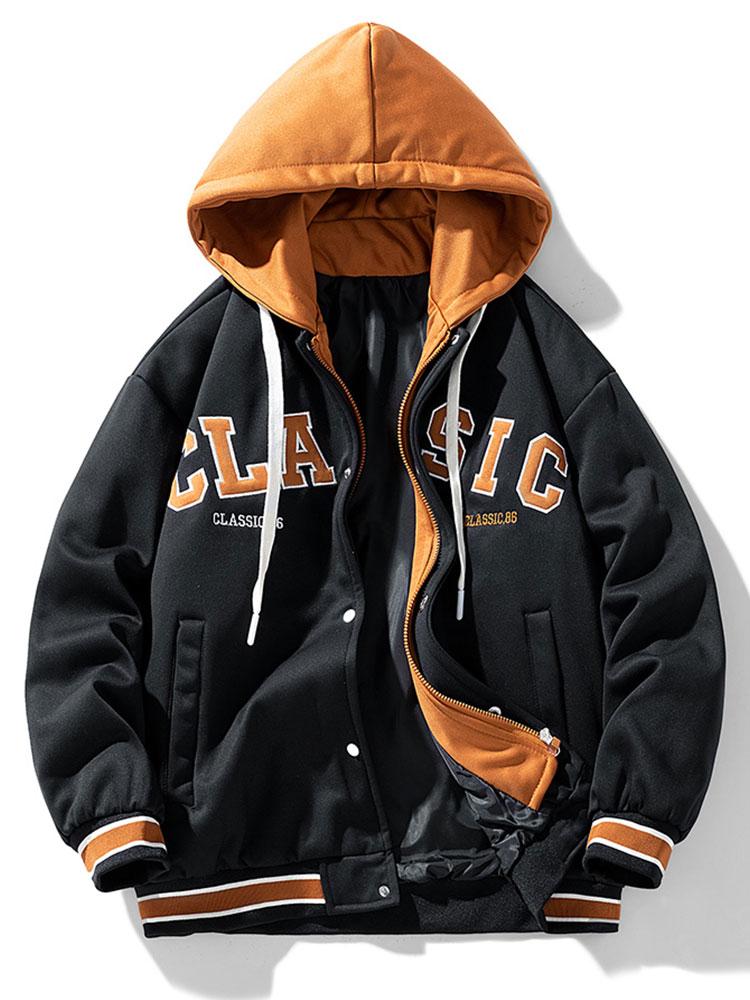 Tyler | Hooded Baseball Jacket