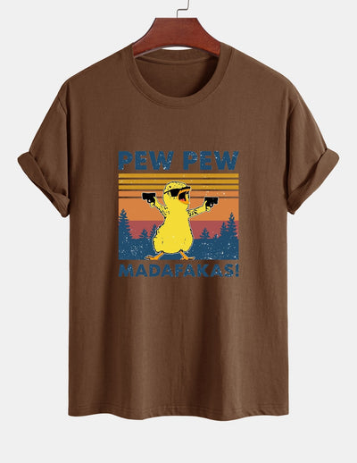 Telémaco® | Duck Print Cotton T-Shirt