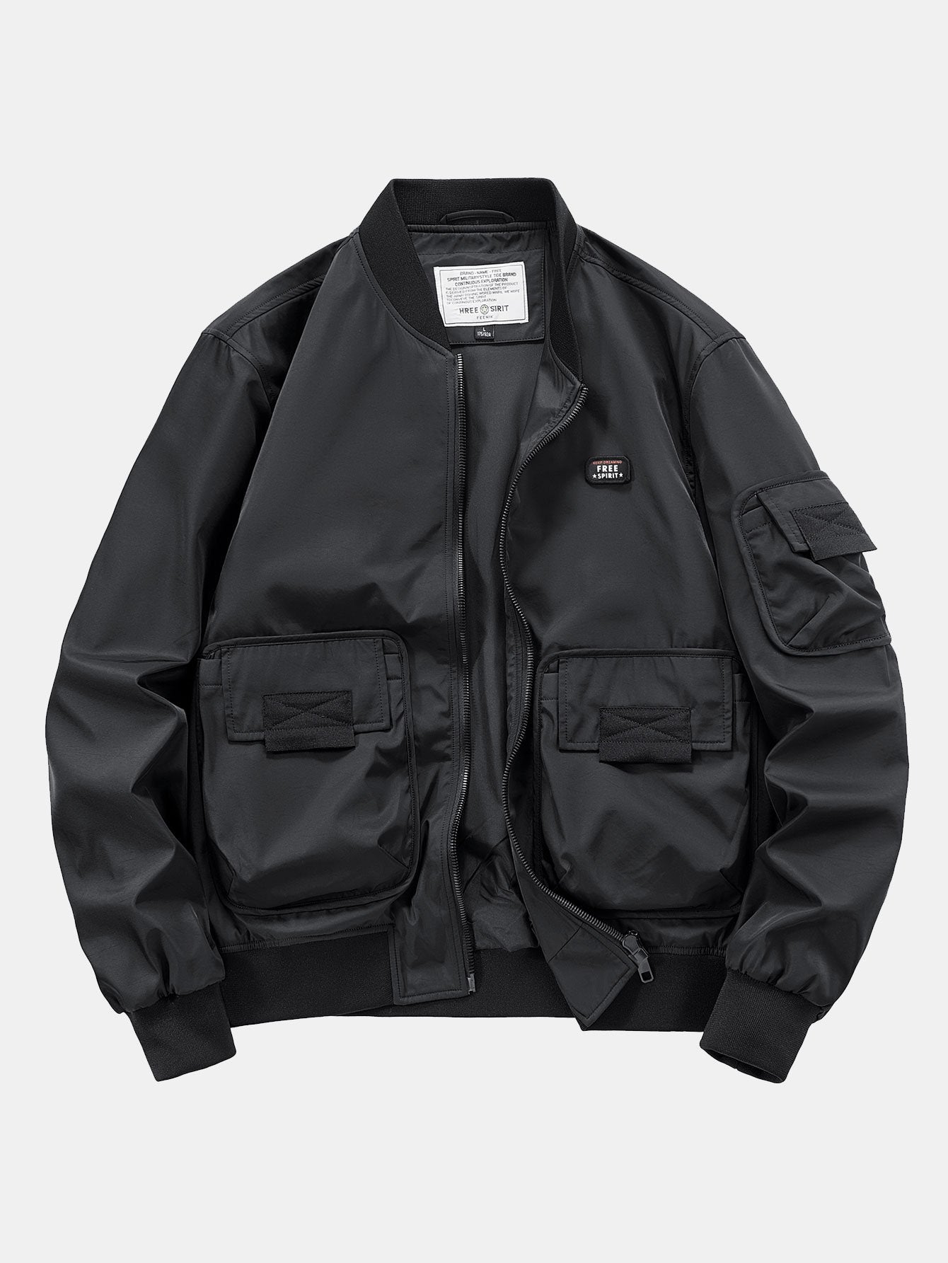 Finn | Multi Pockets Bomber Jacket