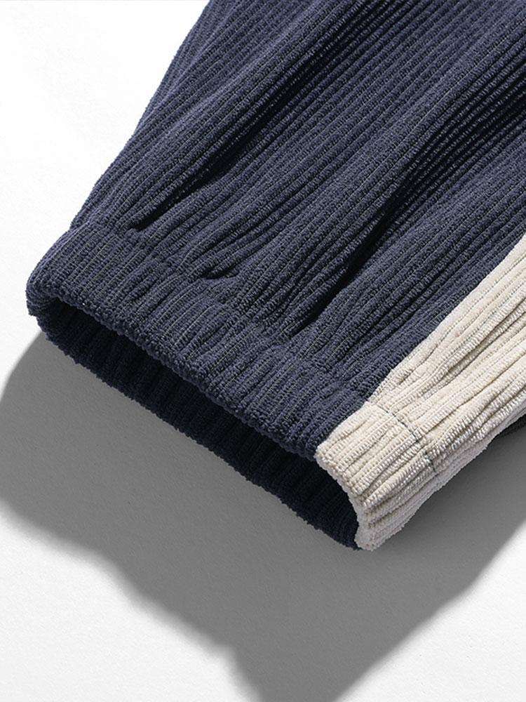 Ernesto® | Side Stripe Corduroy Jogging Pants