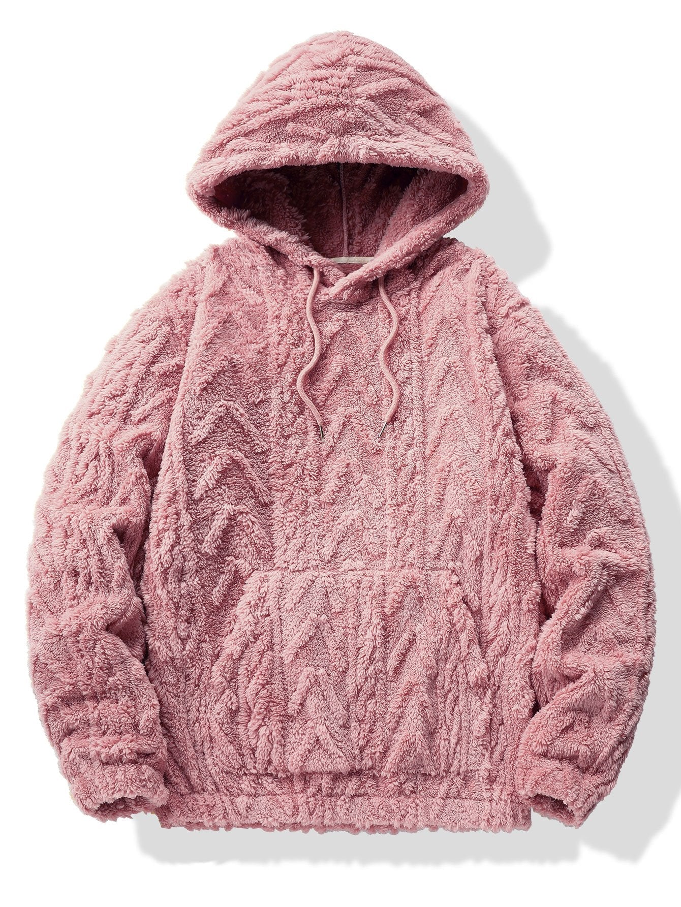 Newton | Geometric Jacquard Teddy Hoodie