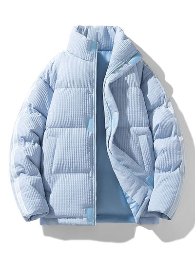 Silas | Waffle Zip Up Puffer Coat