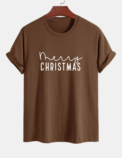 Adelmo® | Christmas Print Cotton T-Shirt