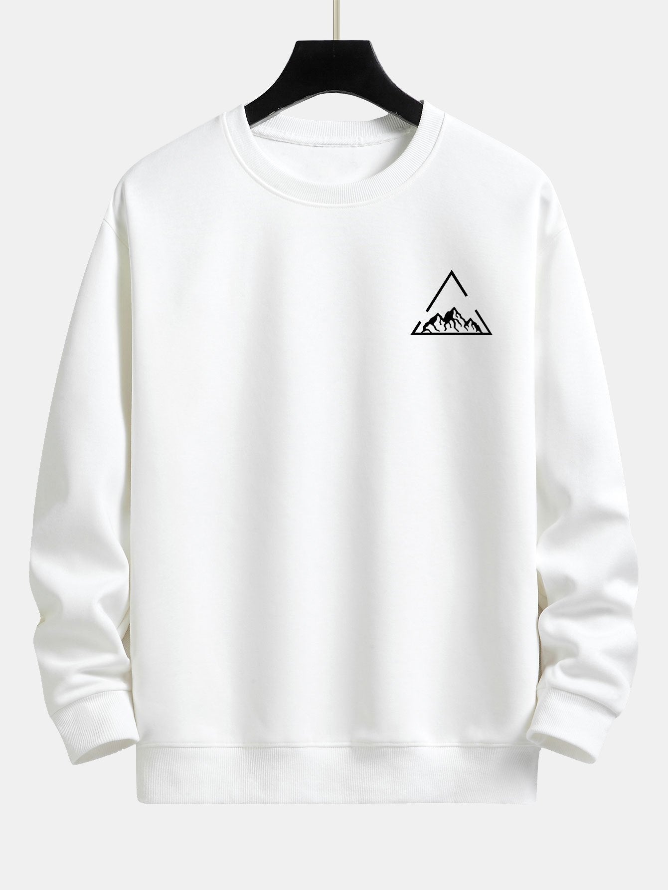 Lars® | Triangle Mountain Print Relax Fit Sweatshirt