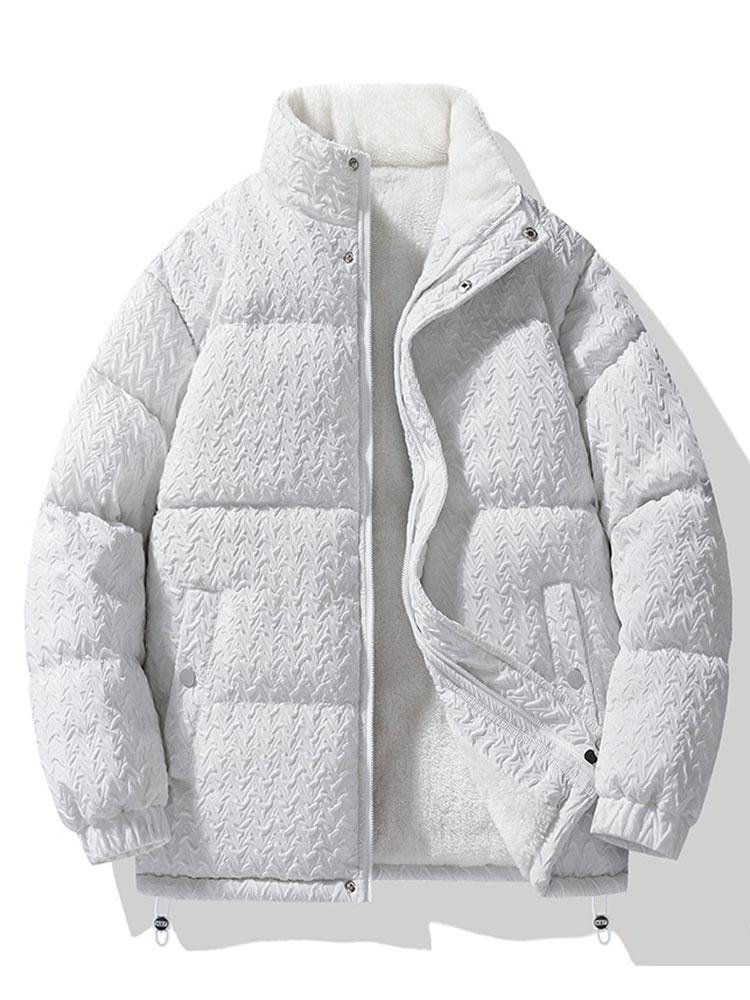 Julio | Teddy Lined Jacquard Coat