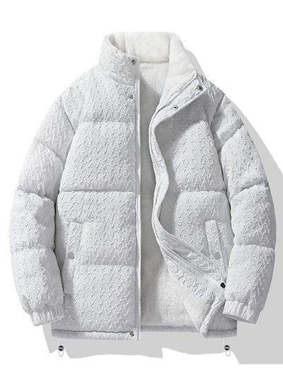 Julio | Teddy Lined Jacquard Coat