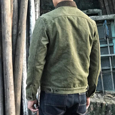 Men's Retroorcycle Lapel Single Breasted Jacket