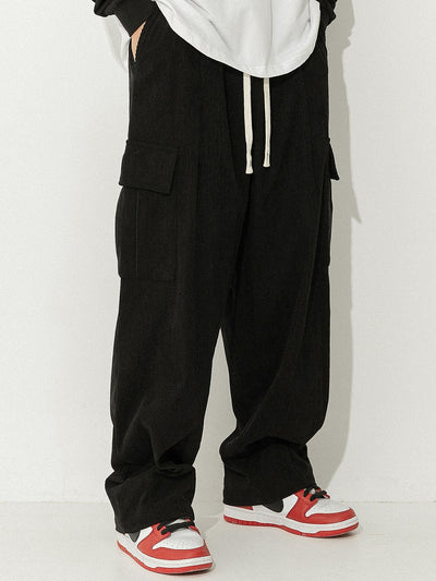 Italo® | Loose Fit Corduroy Cargo Pants