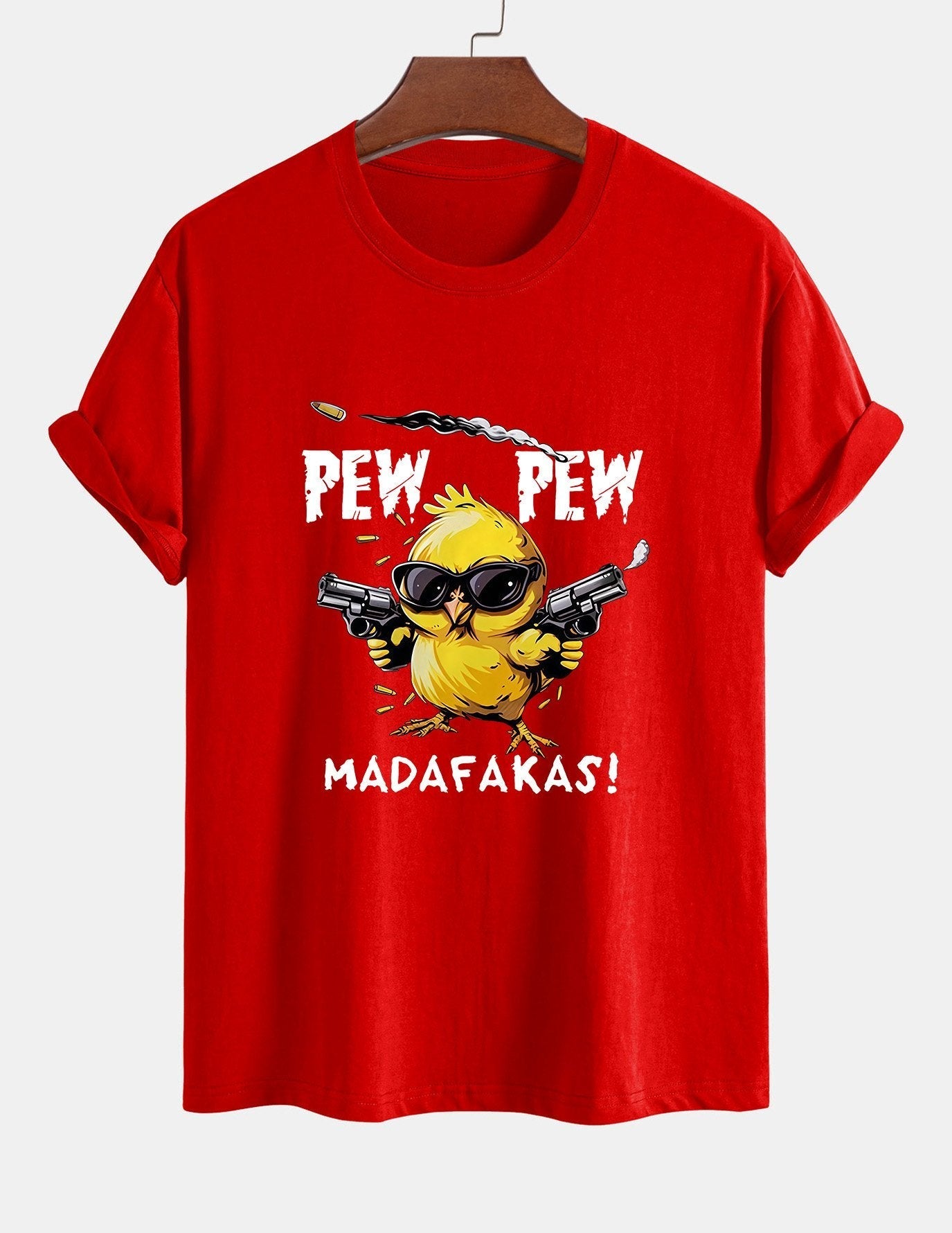 Servando® | Chicken Print Drop Shoulder Oversize T-Shirt