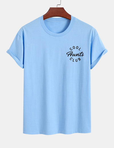 Sebastián® | Cool Aunts Club Print Cotton T-Shirt