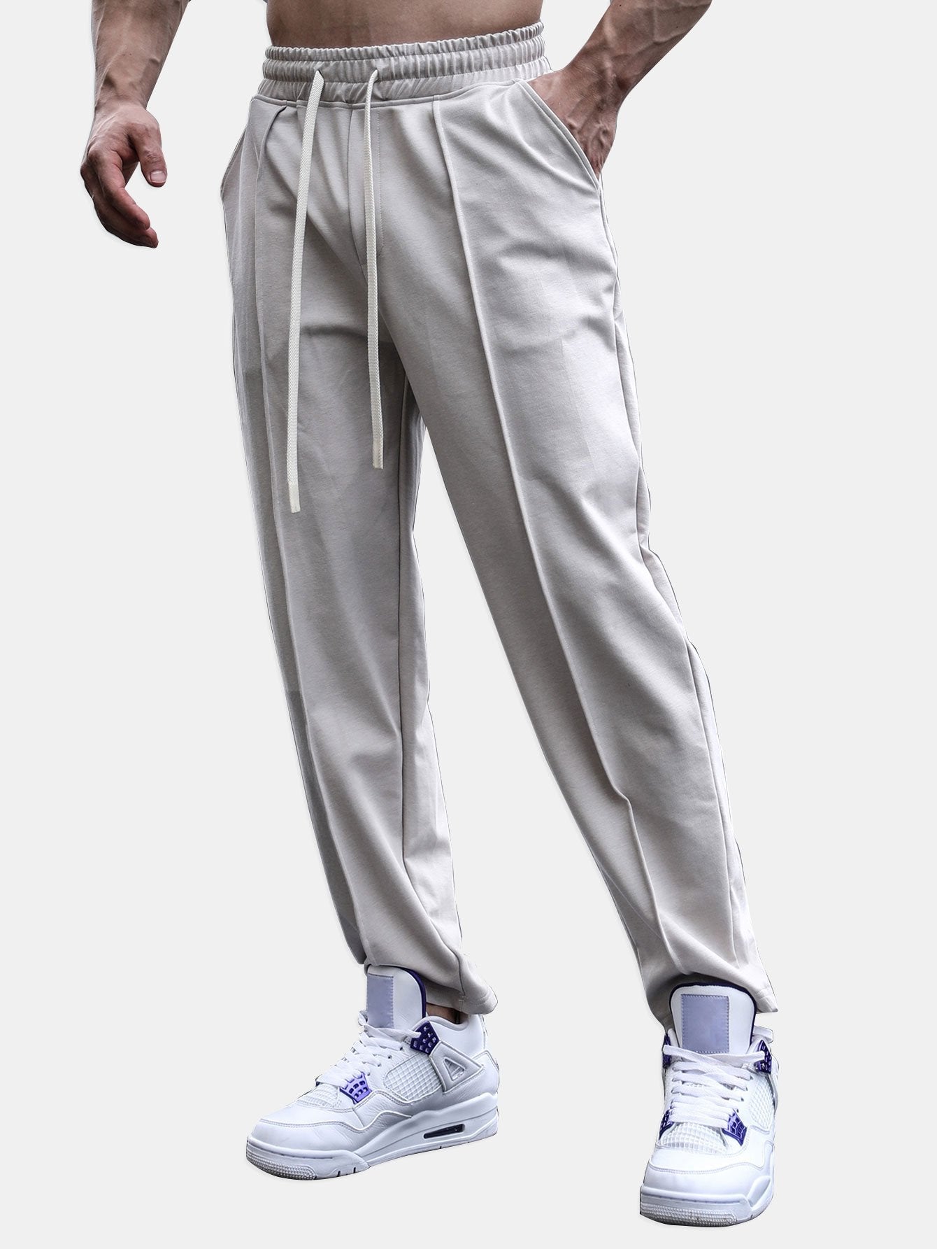 Balthasar® | Tapered Jogger Pants With Pintuck