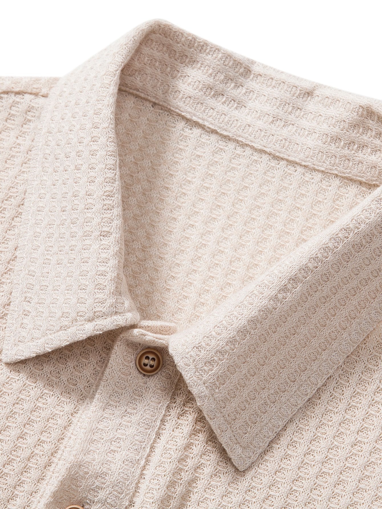 Zeus® | Knitted Waffle Polo Shirt