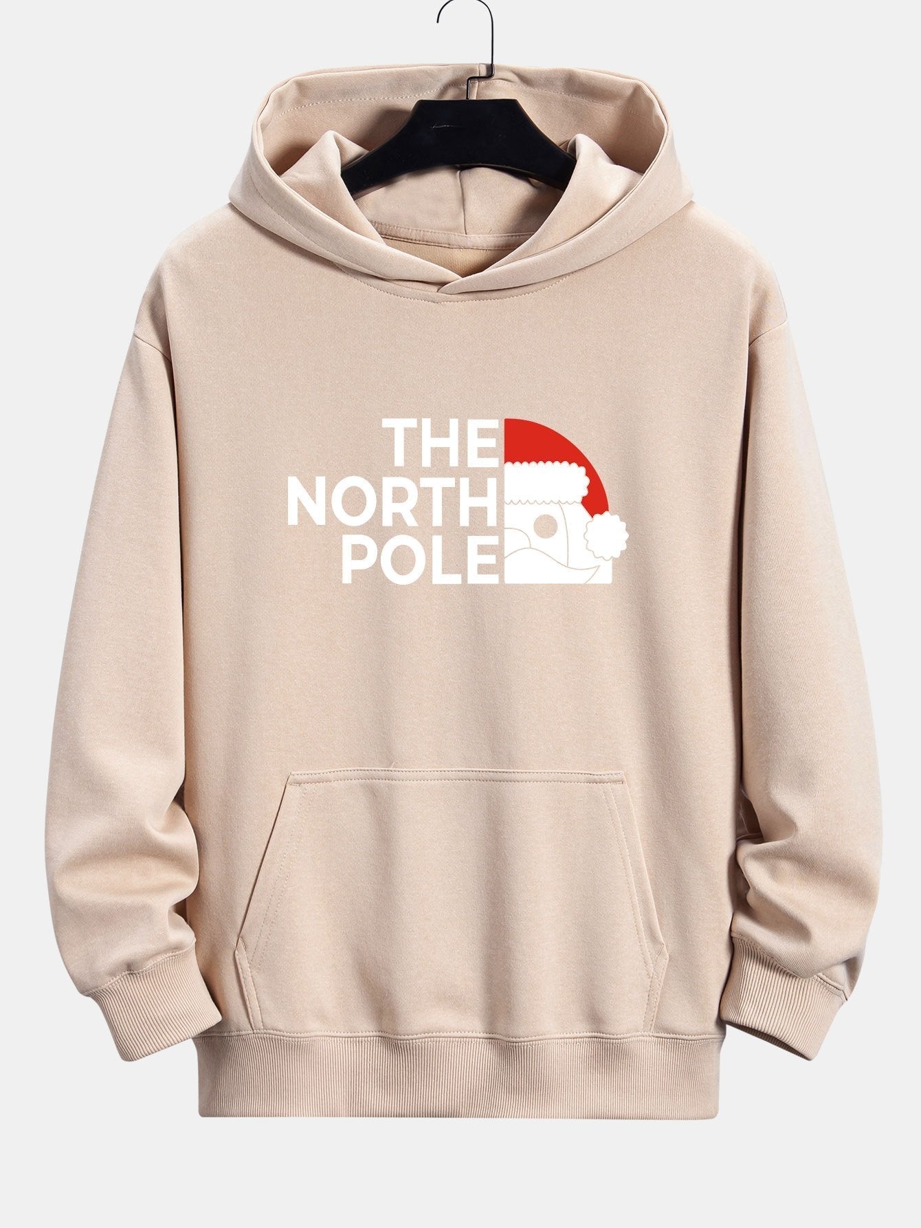 Nicholas | Santa Claus Slogan Print Relax Fit Hoodie