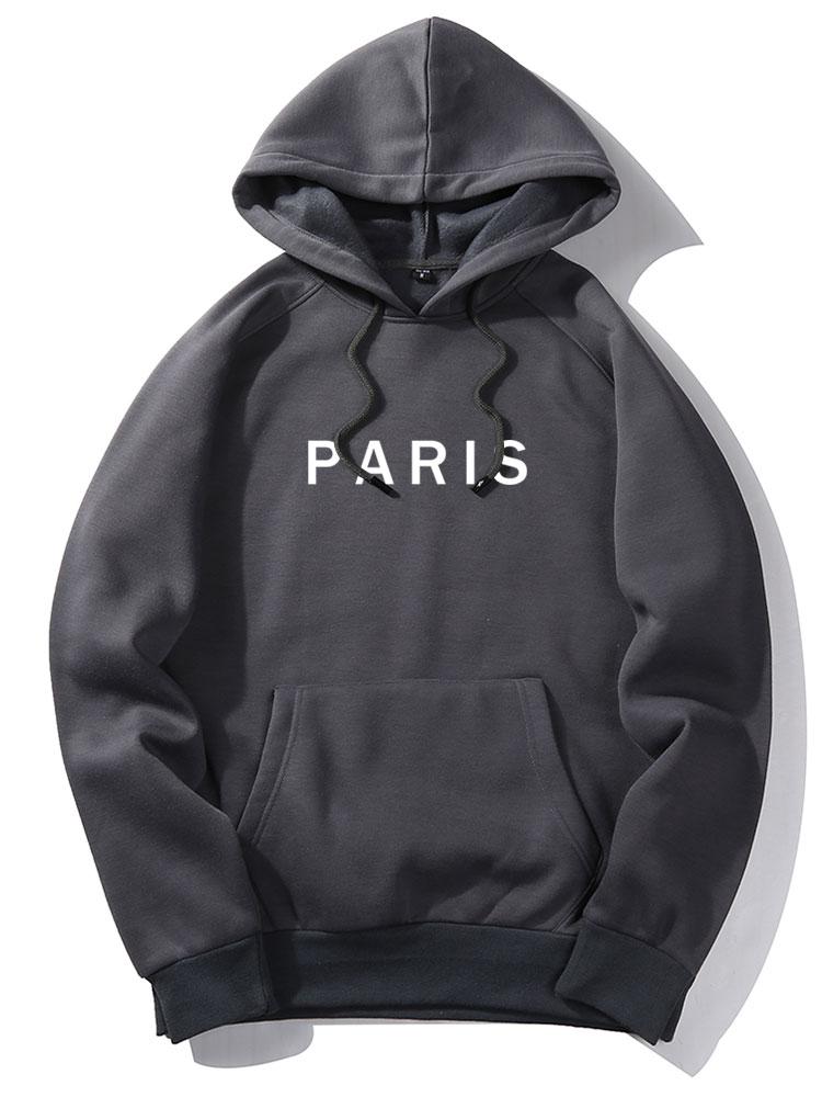 Cato | Paris Print Raglan Hoodie