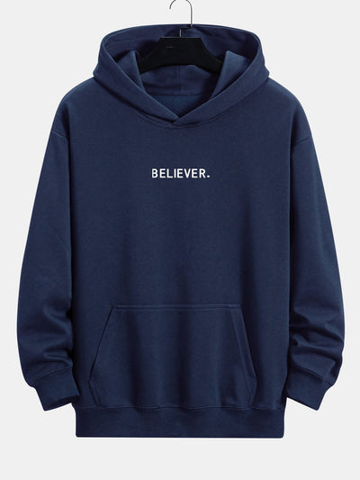 Abner | Believer Print Relax Fit Hoodie