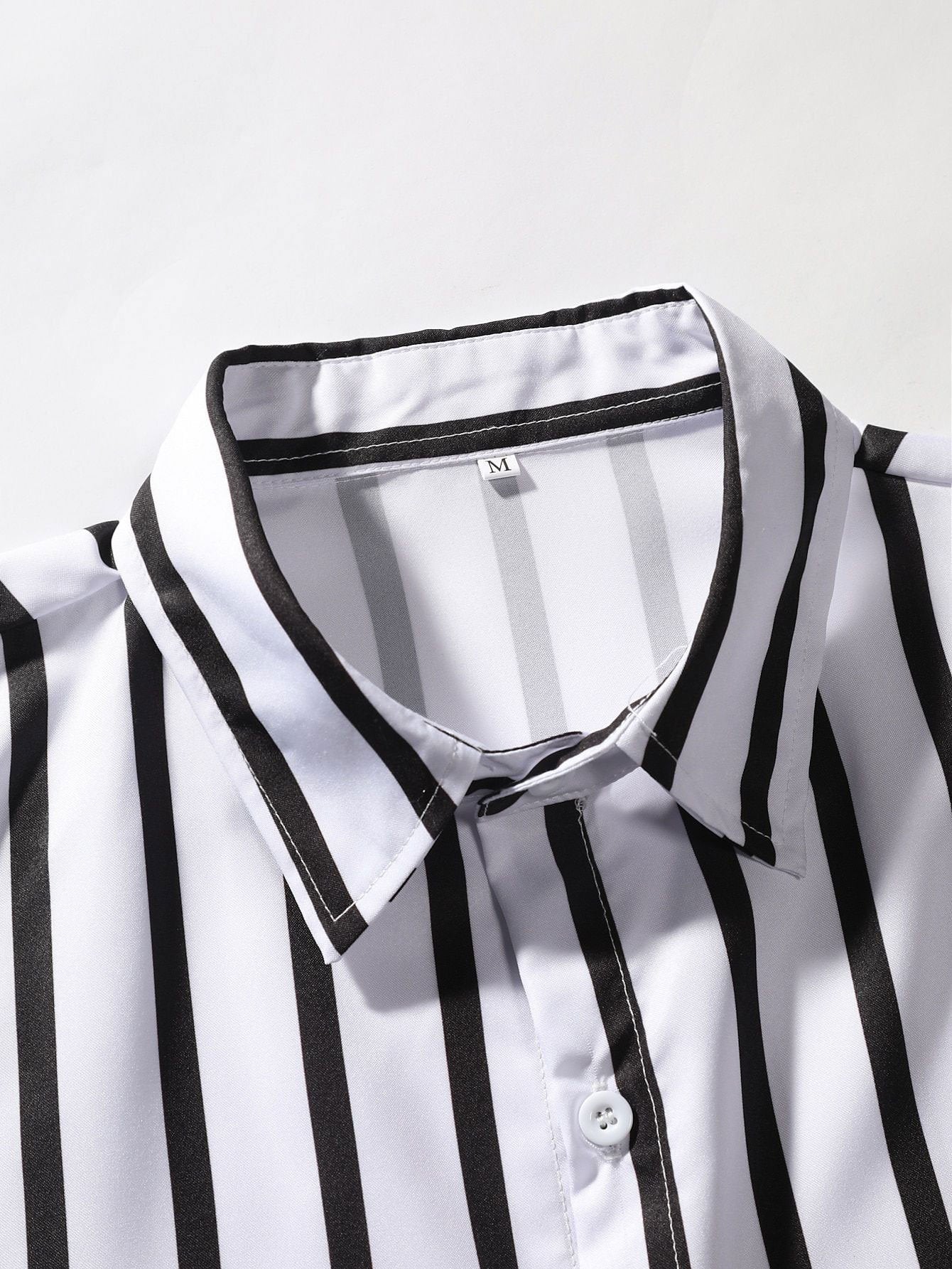 Ignacio® | Stripe Print Button Up Shirt