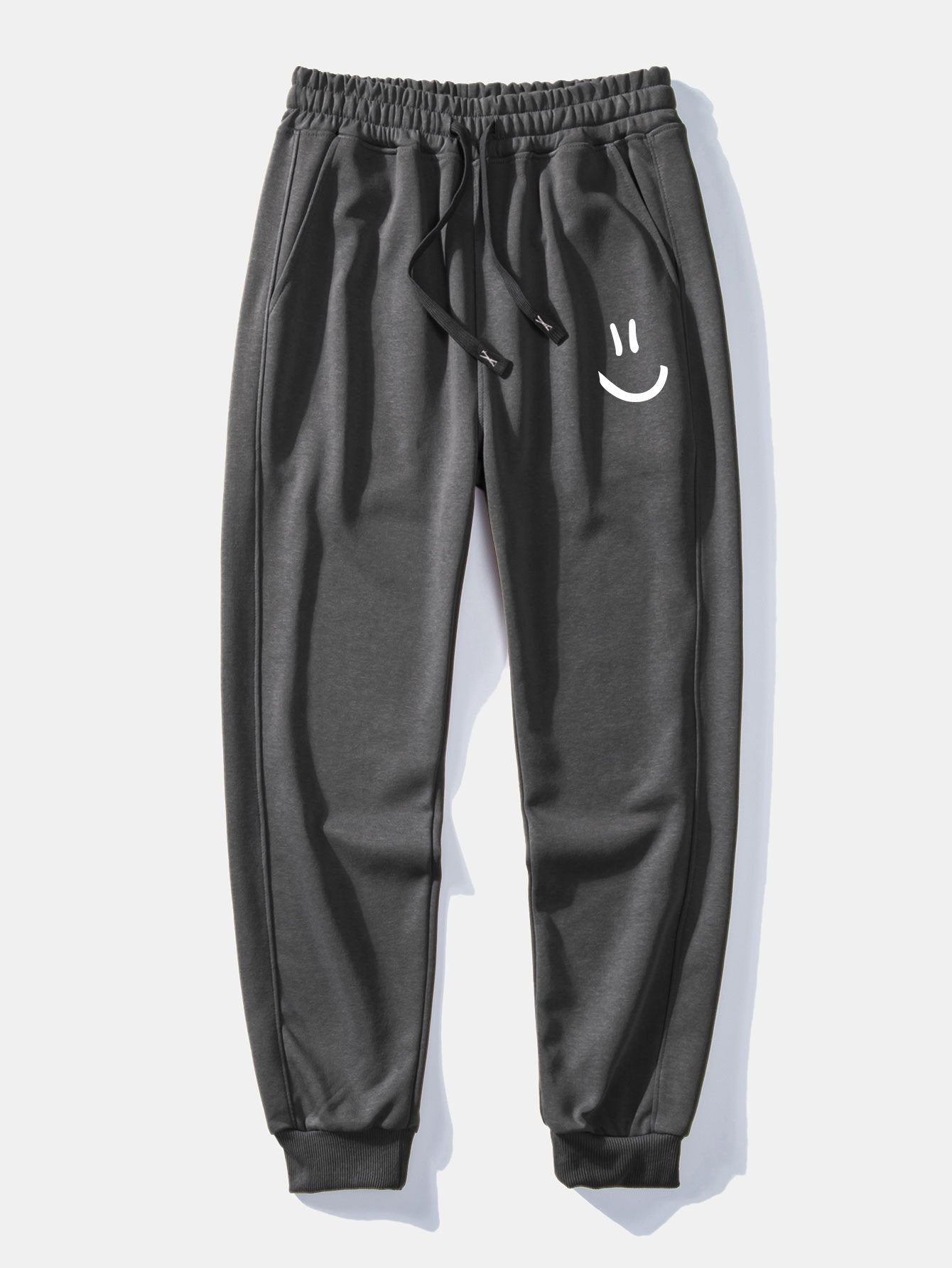 Gervasio® | Smiley Face Print Jogging Pants