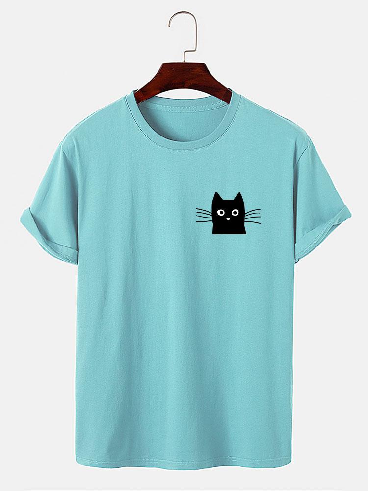 Ivan® | Cat Face Print T-Shirt