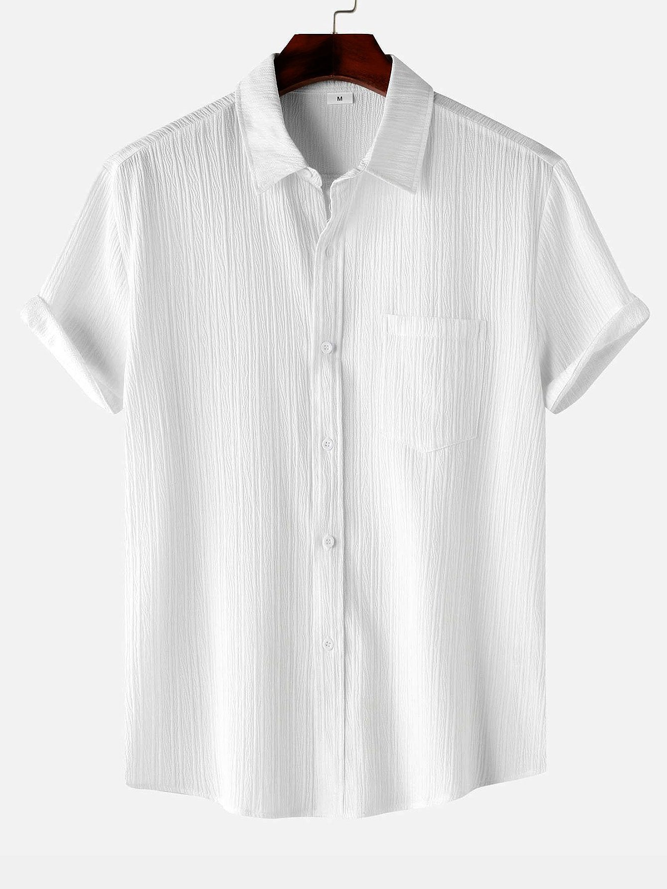 Yerai® | Textured Button Up Shirt