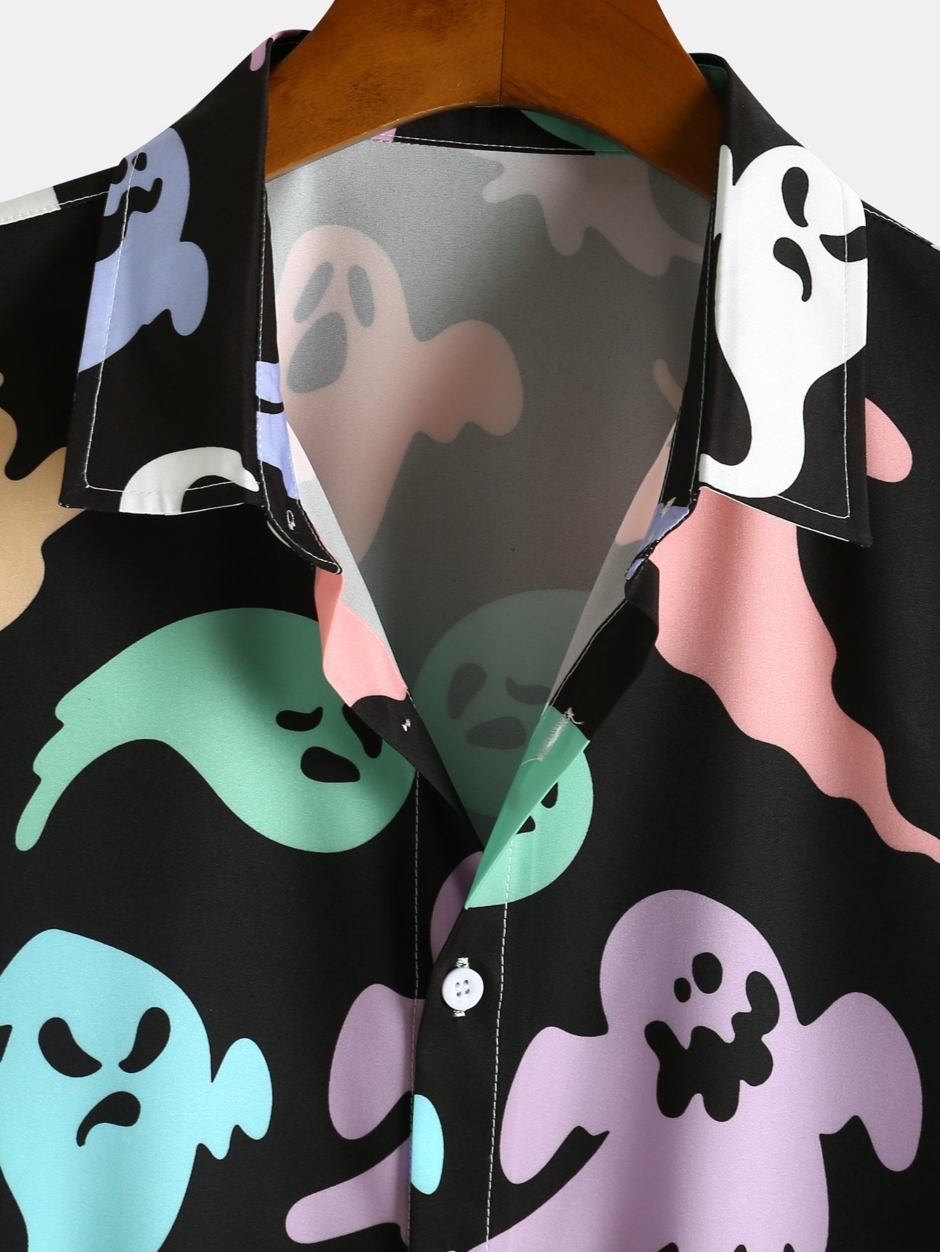 Anouar® | Funny Ghost Print Shirt