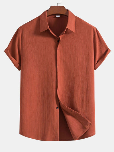 Aloys® | Wrinkled Concealed Fly Shirt