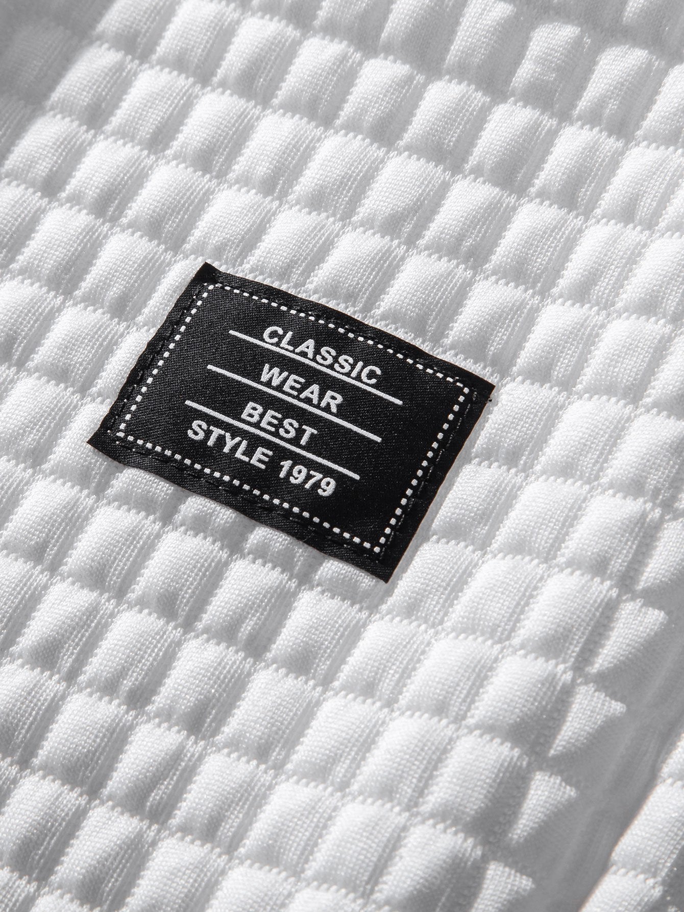 Gustavo® | Drawstring Waffle Jogger Pants