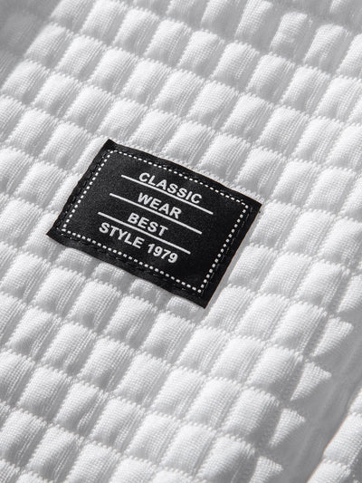 Gustavo® | Drawstring Waffle Jogger Pants