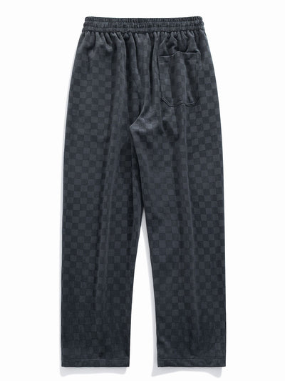 Emiliano® | Checkerboard Straight Leg Pants