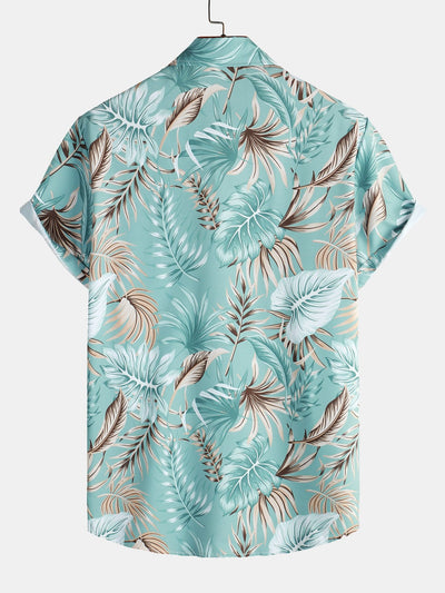 Leroy® | Tropical Print Button Up Shirt