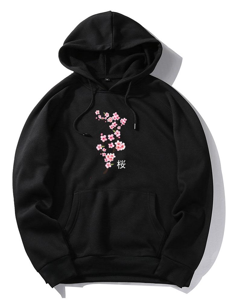 Elian | Cherry Blossoms Print Hoodie
